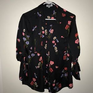 Floral Button down